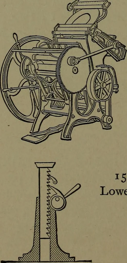 An illustration from Mechanical movements, powers and devices; a treatise describing mechanical movements and devices used in construcive and operative mechinery and the mechanical arts, being practically a mechanical dictionary, 1917, leaf 389