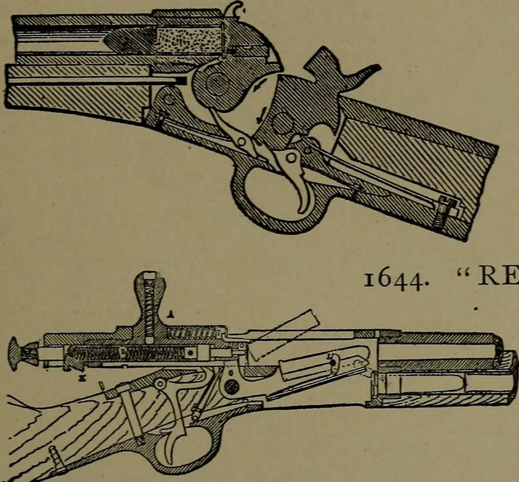 An illustration from Mechanical movements, powers and devices; a treatise describing mechanical movements and devices used in construcive and operative mechinery and the mechanical arts, being practically a mechanical dictionary, 1917, leaf 402