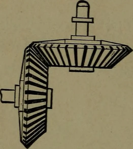 An illustration from Mechanical movements, powers and devices; a treatise describing mechanical movements and devices used in construcive and operative mechinery and the mechanical arts, being practically a mechanical dictionary, 1917, leaf 49