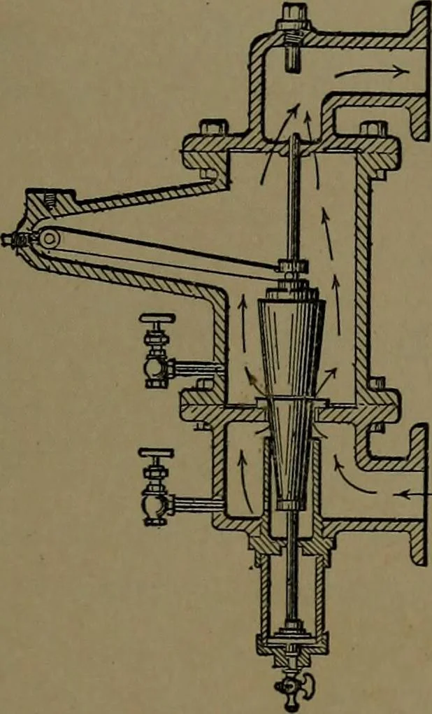An illustration from Mechanical movements, powers and devices; a treatise describing mechanical movements and devices used in construcive and operative mechinery and the mechanical arts, being practically a mechanical dictionary, 1917, leaf 62