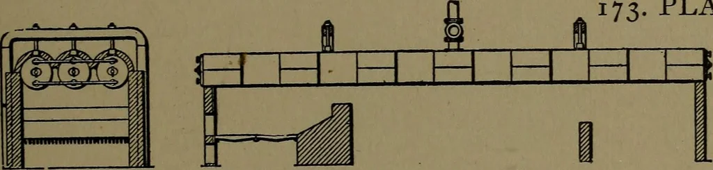 An illustration from Mechanical movements, powers and devices; a treatise describing mechanical movements and devices used in construcive and operative mechinery and the mechanical arts, being practically a mechanical dictionary, 1917, leaf 64