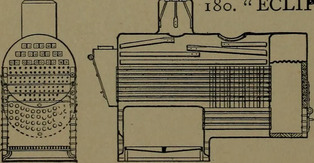 An illustration from Mechanical movements, powers and devices; a treatise describing mechanical movements and devices used in construcive and operative mechinery and the mechanical arts, being practically a mechanical dictionary, 1917, leaf 65