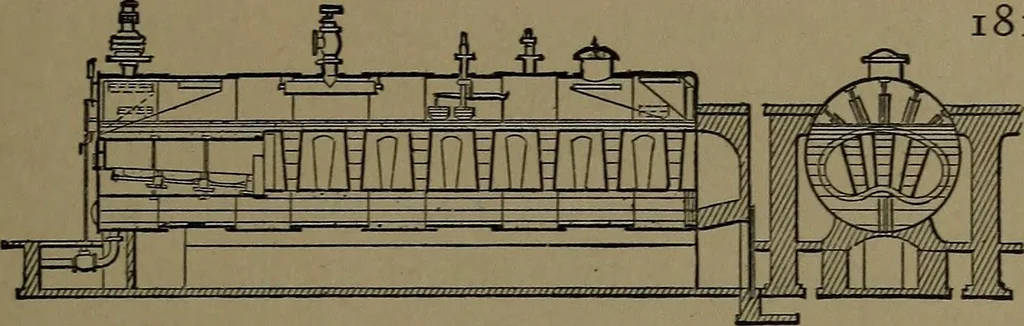 An illustration from Mechanical movements, powers and devices; a treatise describing mechanical movements and devices used in construcive and operative mechinery and the mechanical arts, being practically a mechanical dictionary, 1917, leaf 66