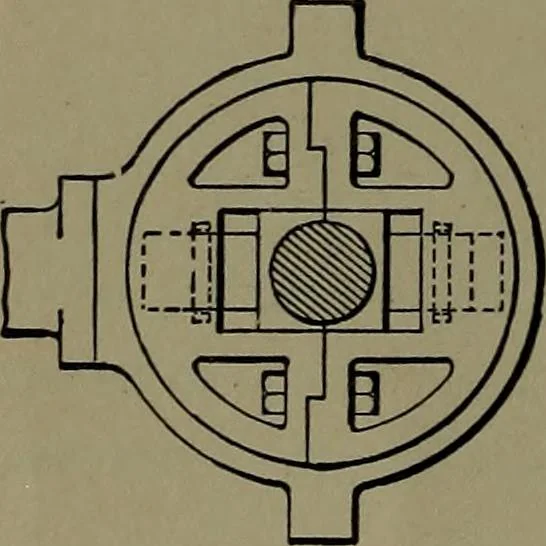 An illustration from Mechanical movements, powers and devices; a treatise describing mechanical movements and devices used in construcive and operative mechinery and the mechanical arts, being practically a mechanical dictionary, 1917, leaf 85