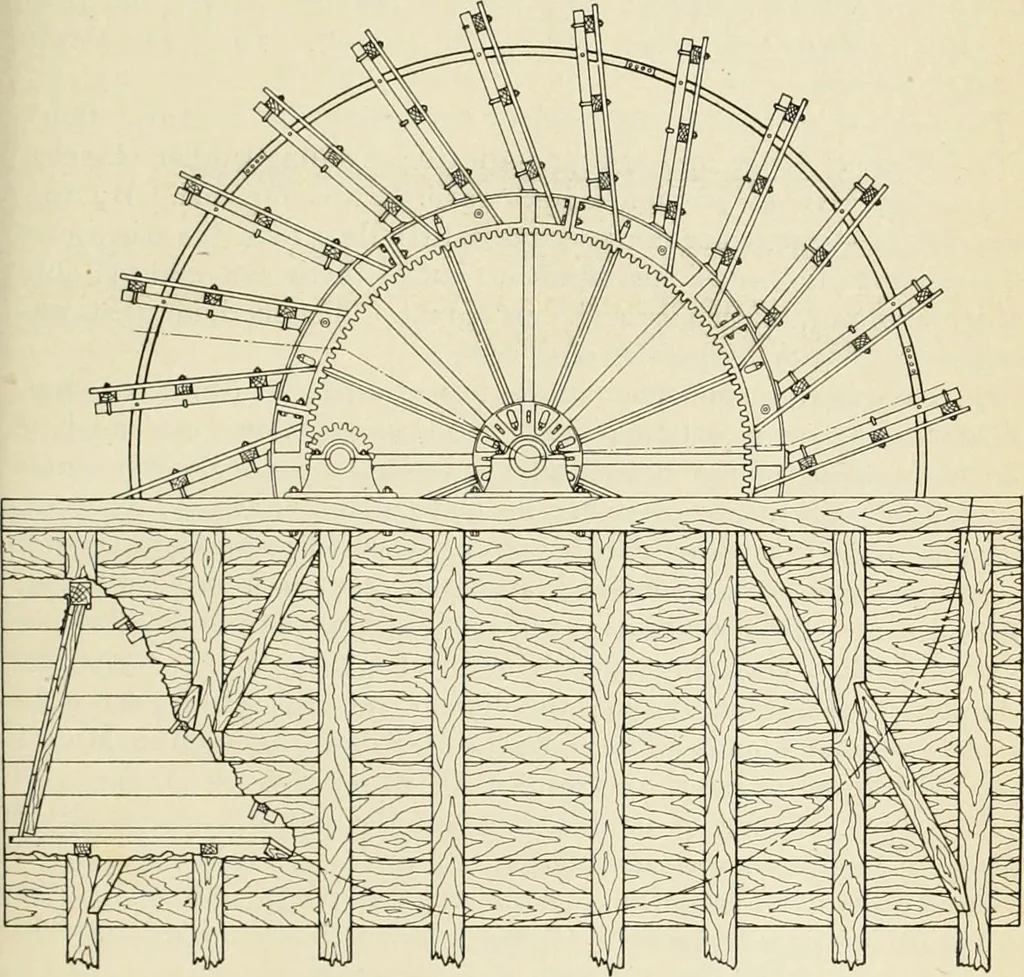 An illustration from Mechanical tests of pumps and pumping plants used for irrigation and drainage in Louisiana in 1905 and 1906, 1907, leaf 46