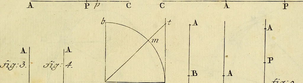 An illustration from Mechanica, sive, Motus scientia analytice exposita, 1736, leaf 514