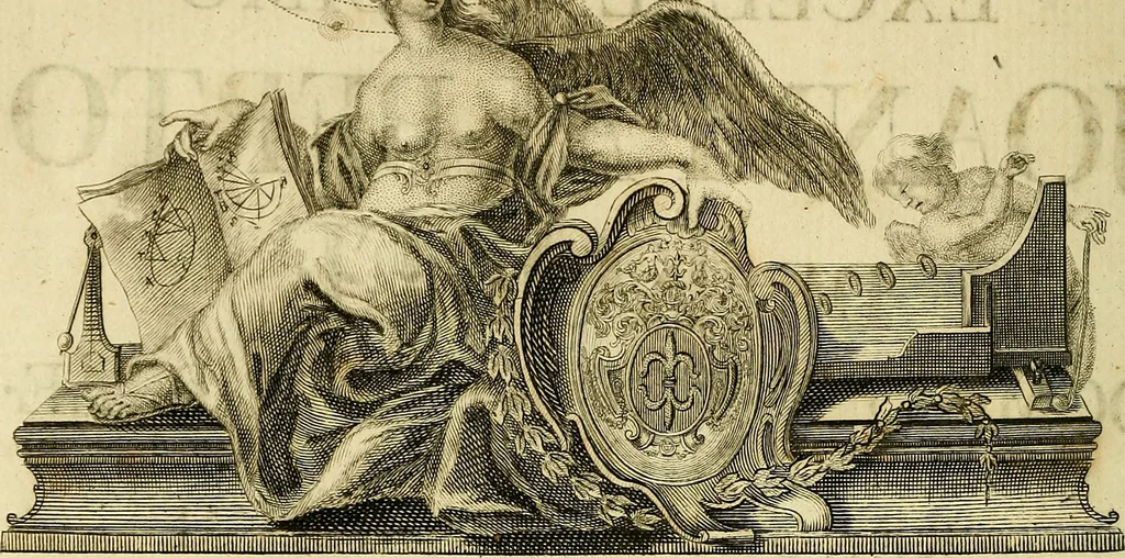 An illustration from Mechanica, sive, Motus scientia analytice exposita, 1736, leaf 7