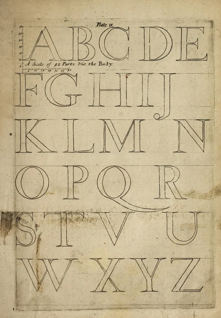 An illustration from Mechanick exercises, or, The doctrine of handy-works : applied to the art of printing : the second volumne, 1683, leaf 159
