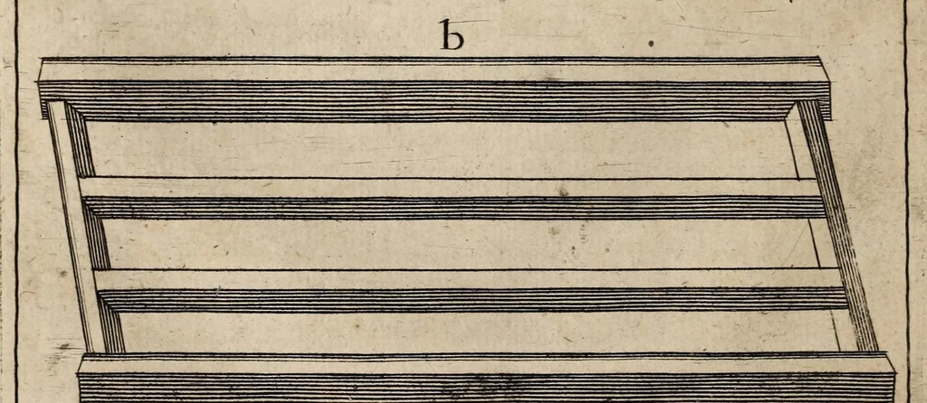 An illustration from Mechanick exercises, or, The doctrine of handy-works : applied to the art of printing : the second volumne, 1683, leaf 68
