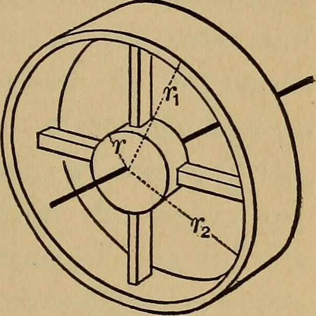 An illustration from Mechanics of engineering. Comprising statics and dynamics of solids: and the mechanics of the materials of constructions, or strength and elasticity of beams, columns, arches, shafts, etc, 1888, leaf 116