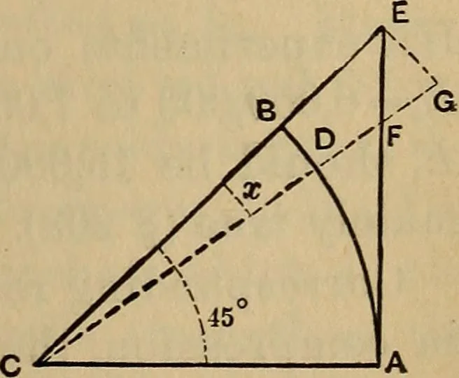 An illustration from Mechanics of engineering. Comprising statics and dynamics of solids: and the mechanics of the materials of constructions, or strength and elasticity of beams, columns, arches, shafts, etc, 1888, leaf 242