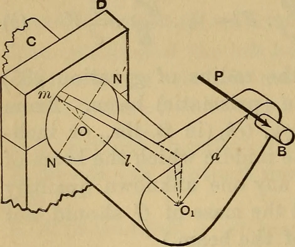 An illustration from Mechanics of engineering. Comprising statics and dynamics of solids: and the mechanics of the materials of constructions, or strength and elasticity of beams, columns, arches, shafts, etc, 1888, leaf 327