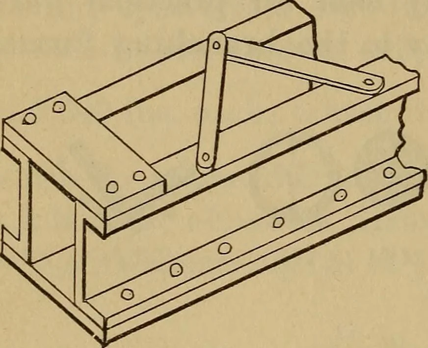 An illustration from Mechanics of engineering. Comprising statics and dynamics of solids: and the mechanics of the materials of constructions, or strength and elasticity of beams, columns, arches, shafts, etc, 1888, leaf 391