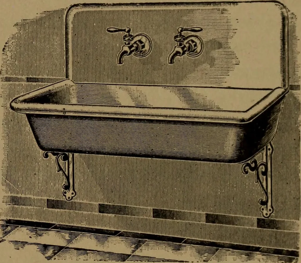 An illustration from Mechanics of the household; a course of study devoted to domestic machinery and household mechanical appliances, 1918, leaf 100