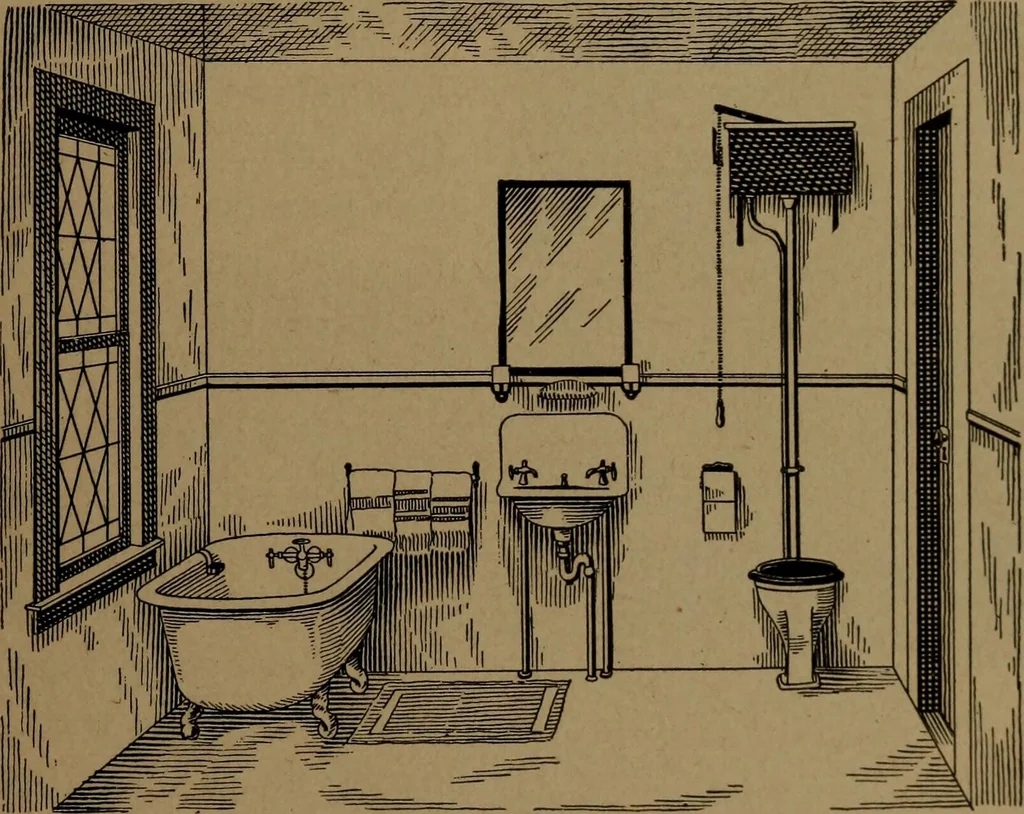 An illustration from Mechanics of the household; a course of study devoted to domestic machinery and household mechanical appliances, 1918, leaf 108