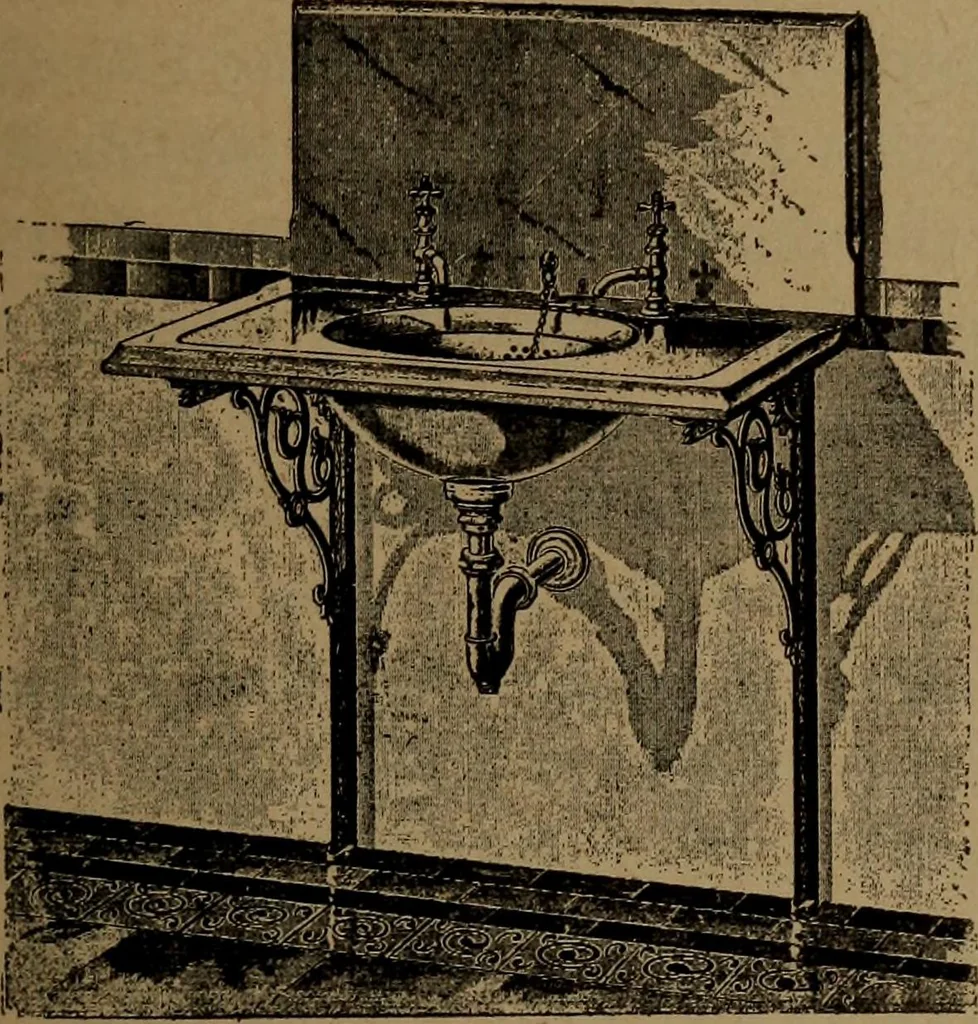 An illustration from Mechanics of the household; a course of study devoted to domestic machinery and household mechanical appliances, 1918, leaf 112