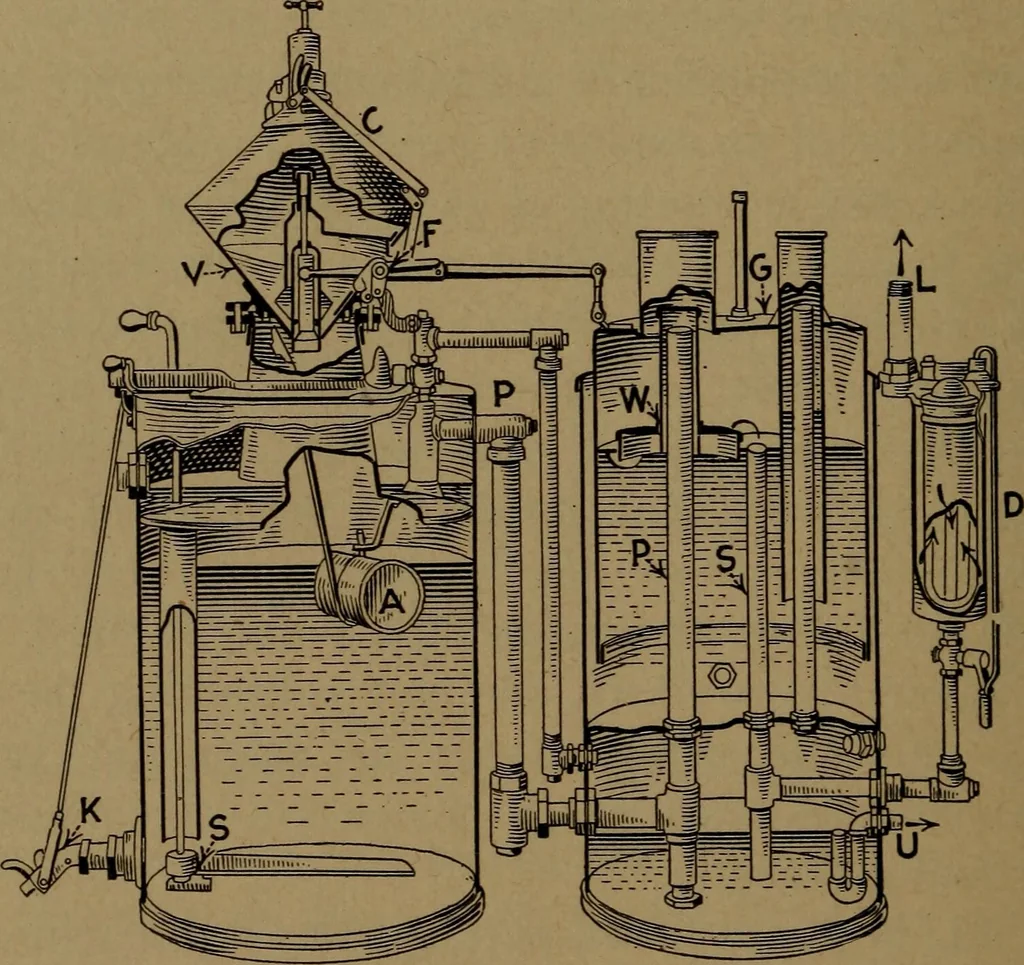 An illustration from Mechanics of the household; a course of study devoted to domestic machinery and household mechanical appliances, 1918, leaf 311