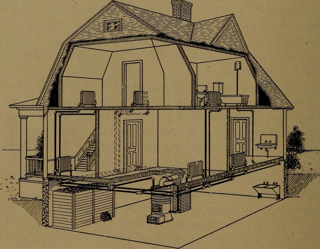 An illustration from Mechanics of the household; a course of study devoted to domestic machinery and household mechanical appliances, 1918, leaf 51