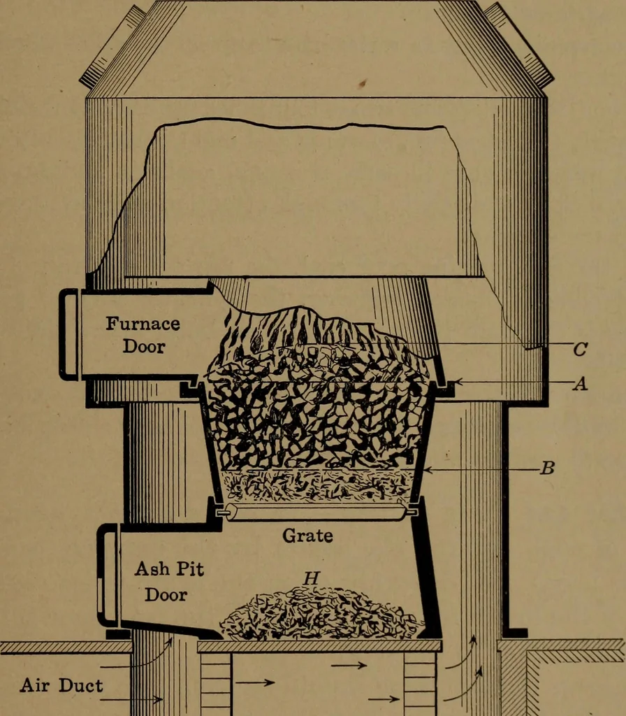 An illustration from Mechanics of the household; a course of study devoted to domestic machinery and household mechanical appliances, 1918, leaf 82