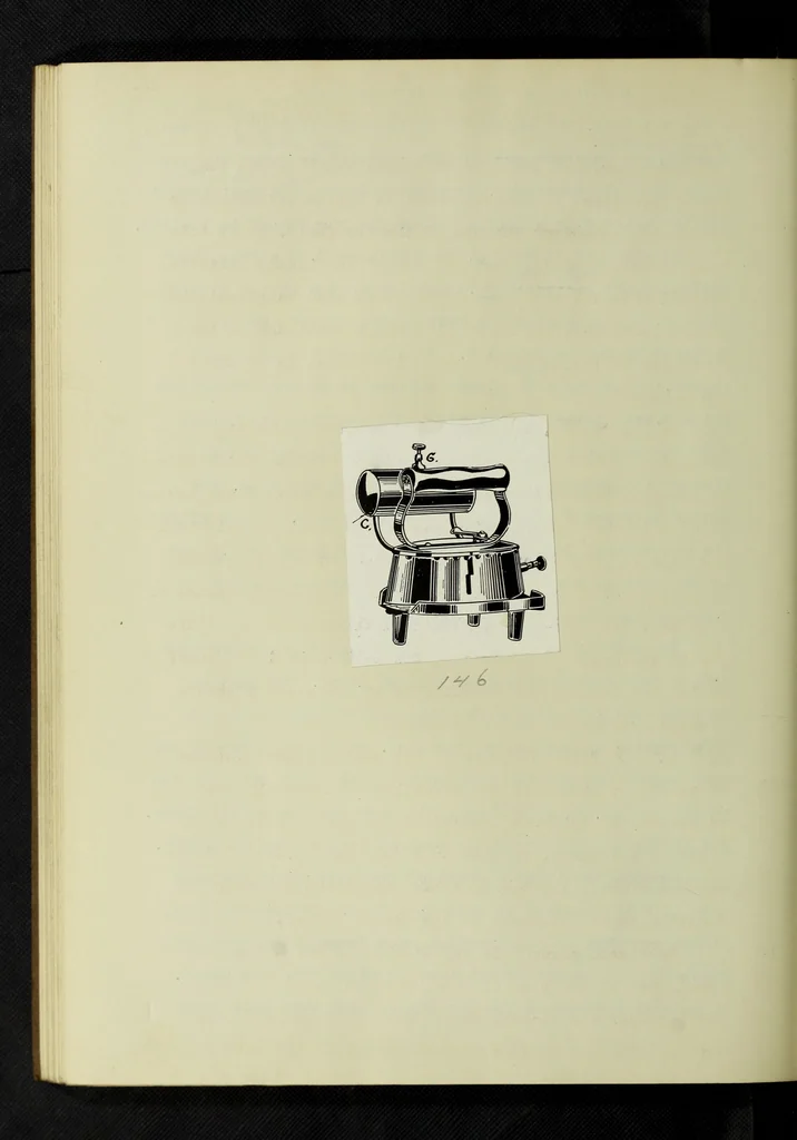 An illustration from Mechanics of the household, 1912, leaf 105