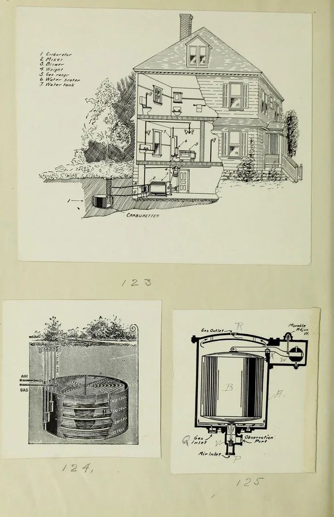 An illustration from Mechanics of the household, 1912, leaf 53