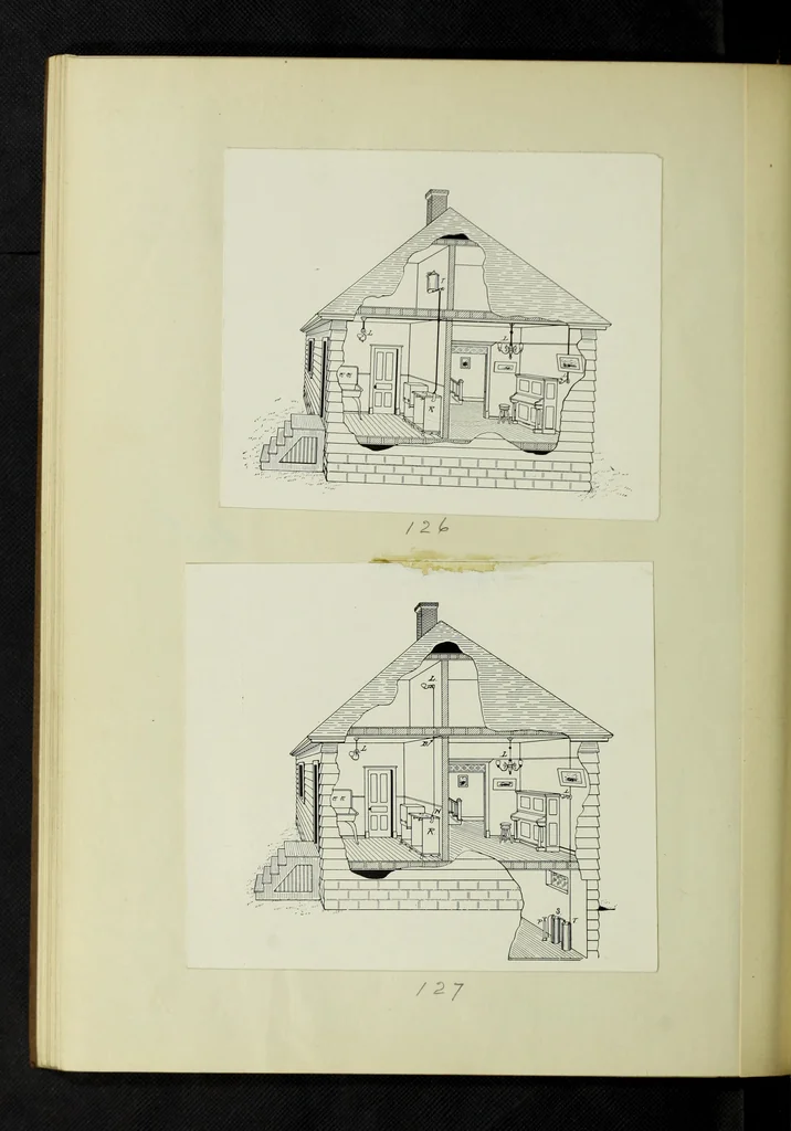 An illustration from Mechanics of the household, 1912, leaf 57