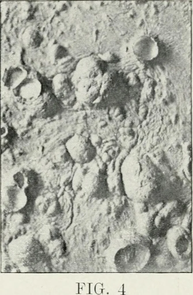 An illustration from The mechanics of the moon : dedicated to the astronomers and astrophysicists, 1906, leaf 36