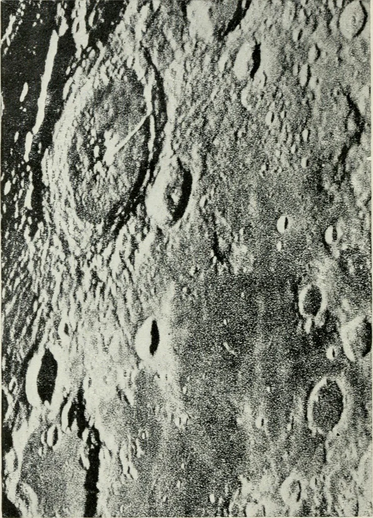 An illustration from The mechanics of the moon : dedicated to the astronomers and astrophysicists, 1906, leaf 51