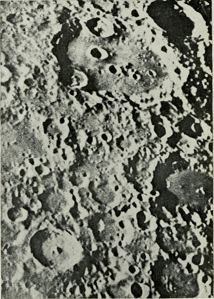 An illustration from The mechanics of the moon : dedicated to the astronomers and astrophysicists, 1906, leaf 53