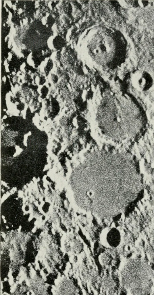 An illustration from The mechanics of the moon : dedicated to the astronomers and astrophysicists, 1906, leaf 58