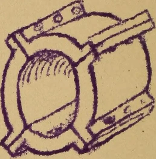 An illustration from Mechanics of the strength and elasticity of solids; being part IIIe of the Mechanics of engineering, 1886, leaf 331