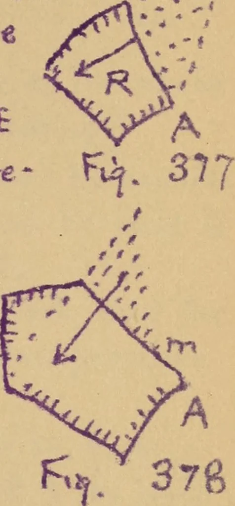 An illustration from Mechanics of the strength and elasticity of solids; being part IIIe of the Mechanics of engineering, 1886, leaf 448
