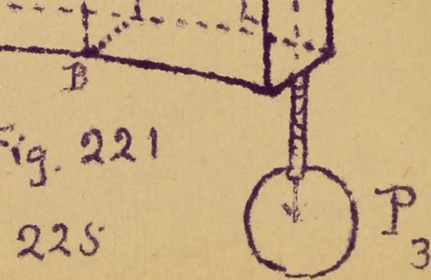 An illustration from Mechanics of the strength and elasticity of solids; being part IIIe of the Mechanics of engineering, 1886, leaf 97