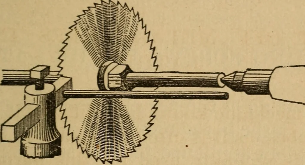 An illustration from The mechanic's tool book. With practical rules and suggestions for use of machinists, iron-workers and others, 1868, leaf 100