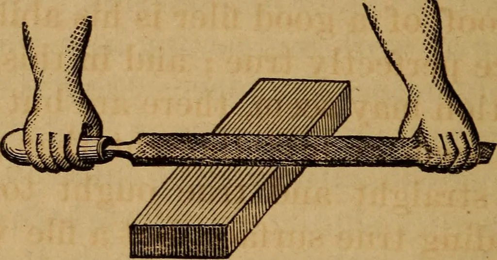 An illustration from The mechanic's tool book. With practical rules and suggestions for use of machinists, iron-workers and others, 1868, leaf 25