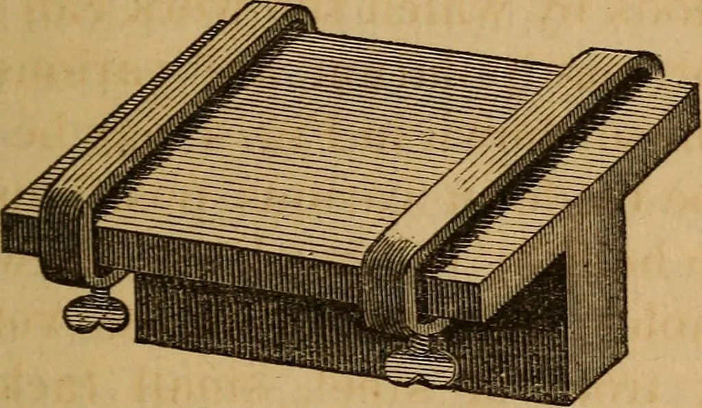 An illustration from The mechanic's tool book. With practical rules and suggestions for use of machinists, iron-workers and others, 1868, leaf 30