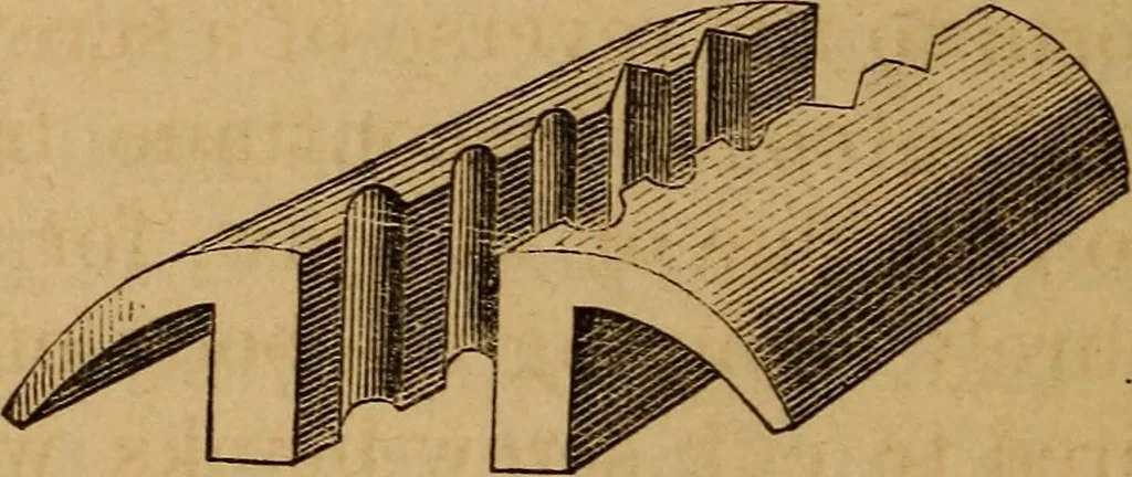 An illustration from The mechanic's tool book. With practical rules and suggestions for use of machinists, iron-workers and others, 1868, leaf 35