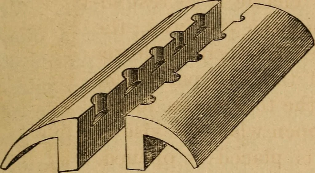 An illustration from The mechanic's tool book. With practical rules and suggestions for use of machinists, iron-workers and others, 1868, leaf 36