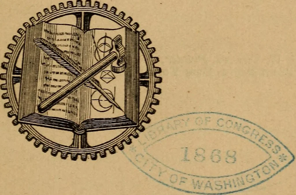An illustration from The mechanic's tool book. With practical rules and suggestions for use of machinists, iron-workers and others, 1868, leaf 6