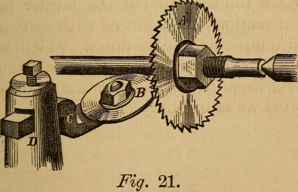 An illustration from The mechanic's tool book. With practical rules and suggestions for use of machinists, iron-workers and others, 1868, leaf 94