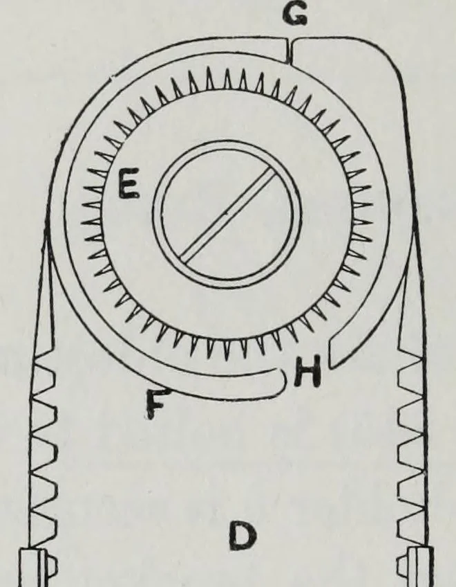 An illustration from The mechanism of weaving, 1894, leaf 460