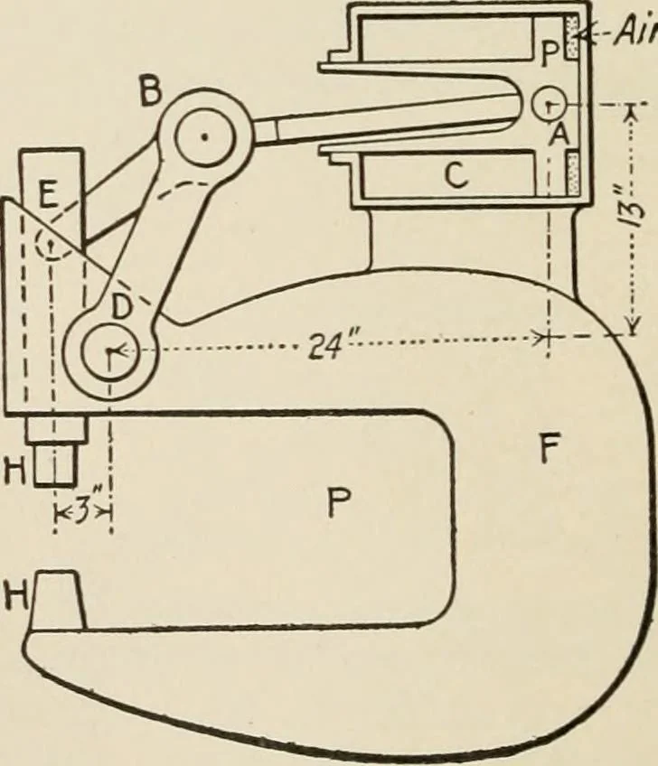 An illustration from Technical mechanics, statics and dynamics, 1917, leaf 341
