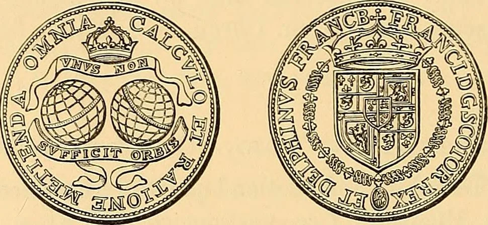 An illustration from Medallic illustrations of the history of Great Britain and Ireland to the death of George II, 1885, leaf 127