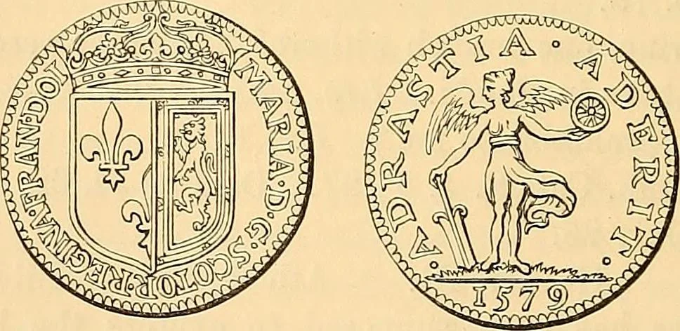 An illustration from Medallic illustrations of the history of Great Britain and Ireland to the death of George II, 1885, leaf 163