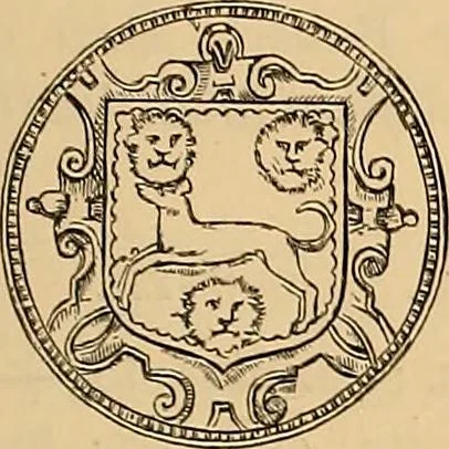 An illustration from Medallic illustrations of the history of Great Britain and Ireland to the death of George II, 1885, leaf 184