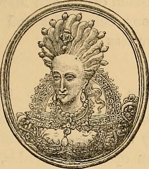 An illustration from Medallic illustrations of the history of Great Britain and Ireland to the death of George II, 1885, leaf 226