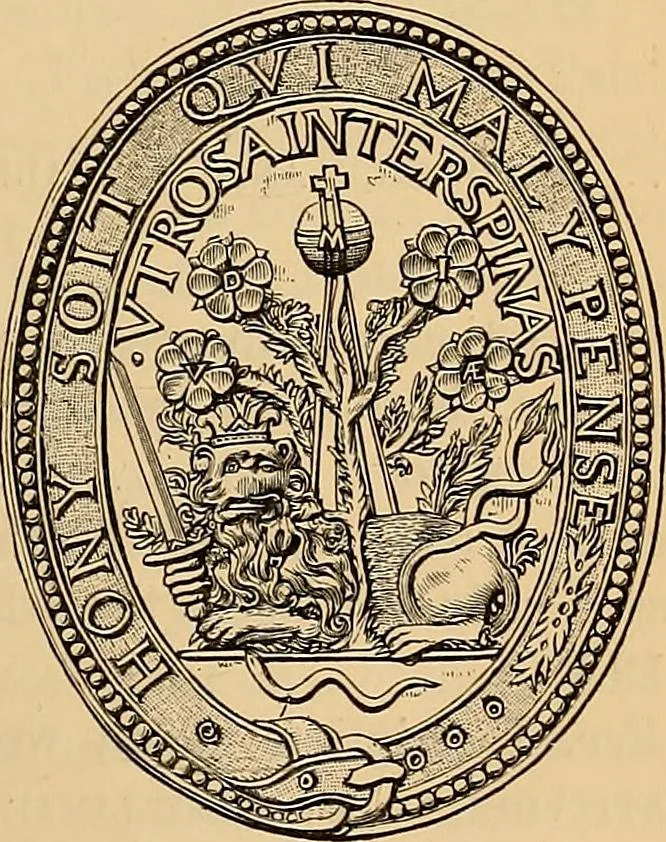 An illustration from Medallic illustrations of the history of Great Britain and Ireland to the death of George II, 1885, leaf 260