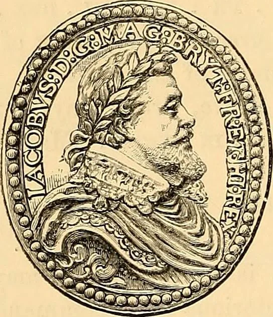 An illustration from Medallic illustrations of the history of Great Britain and Ireland to the death of George II, 1885, leaf 267