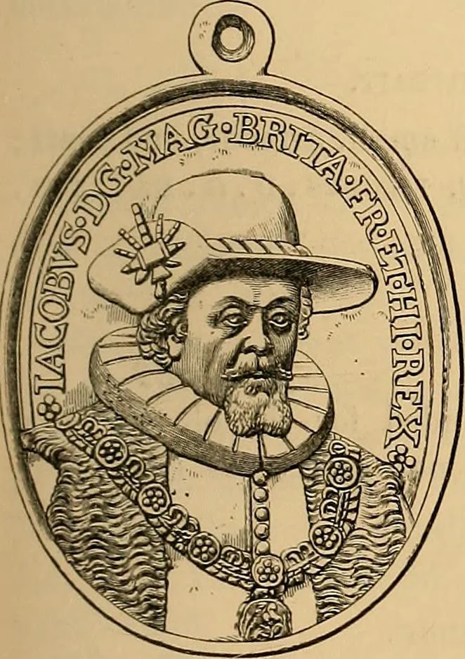 An illustration from Medallic illustrations of the history of Great Britain and Ireland to the death of George II, 1885, leaf 268