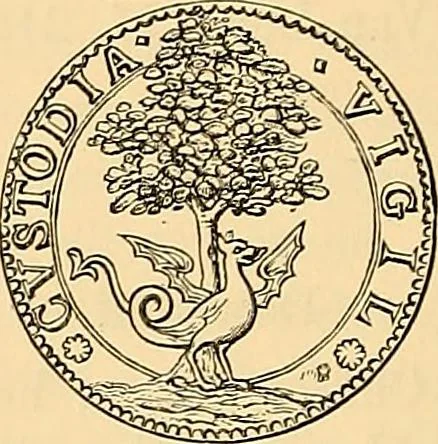 An illustration from Medallic illustrations of the history of Great Britain and Ireland to the death of George II, 1885, leaf 319